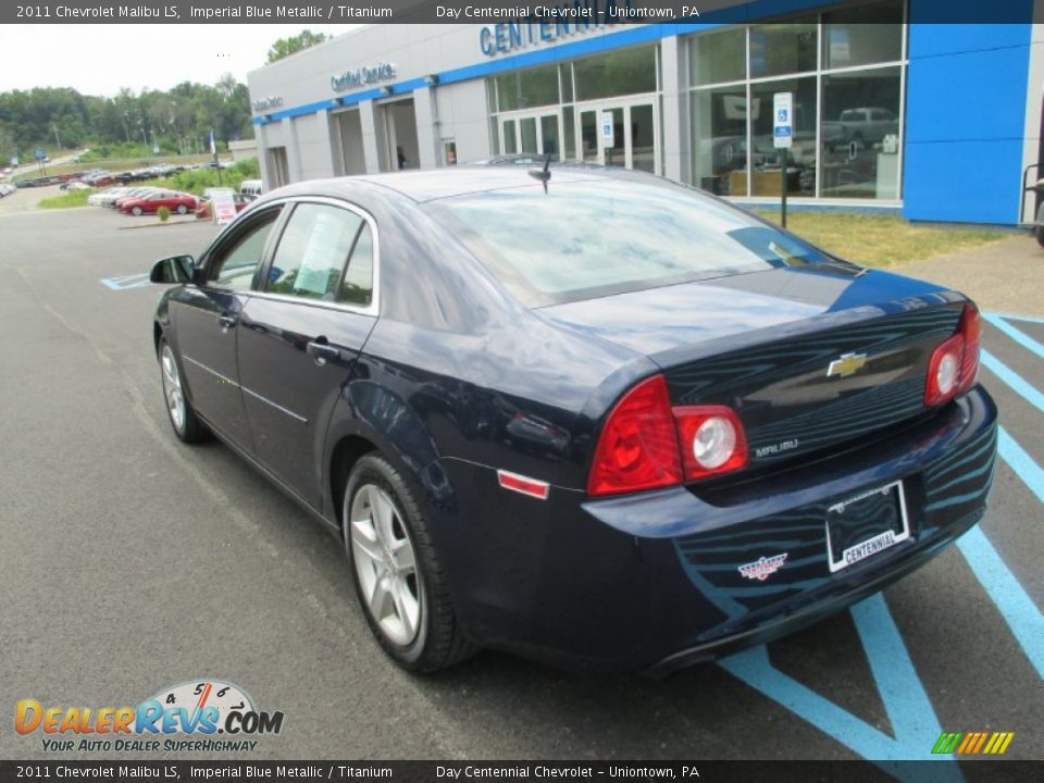 2011 Chevrolet Malibu LS Imperial Blue Metallic / Titanium Photo #4