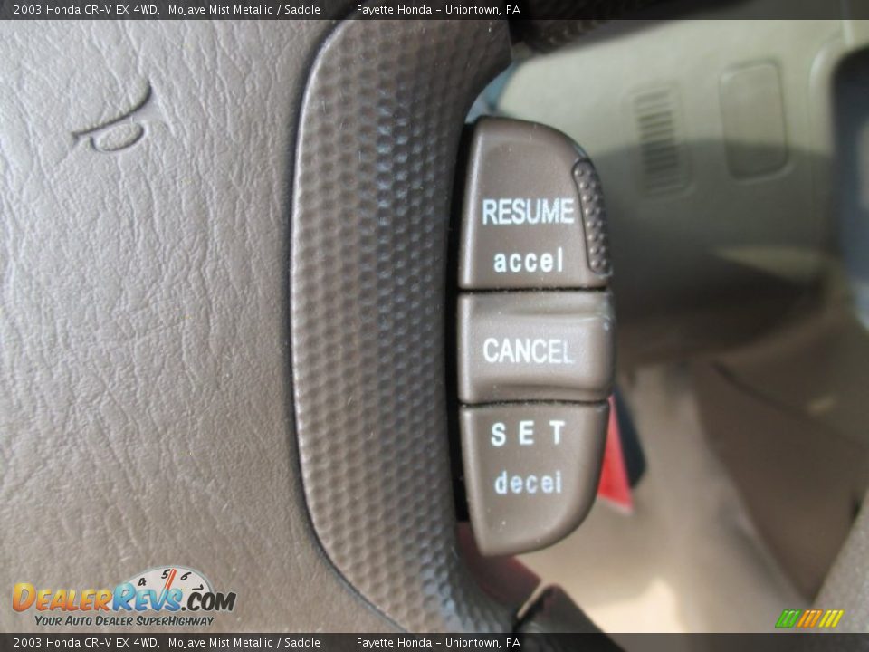 2003 Honda CR-V EX 4WD Mojave Mist Metallic / Saddle Photo #15