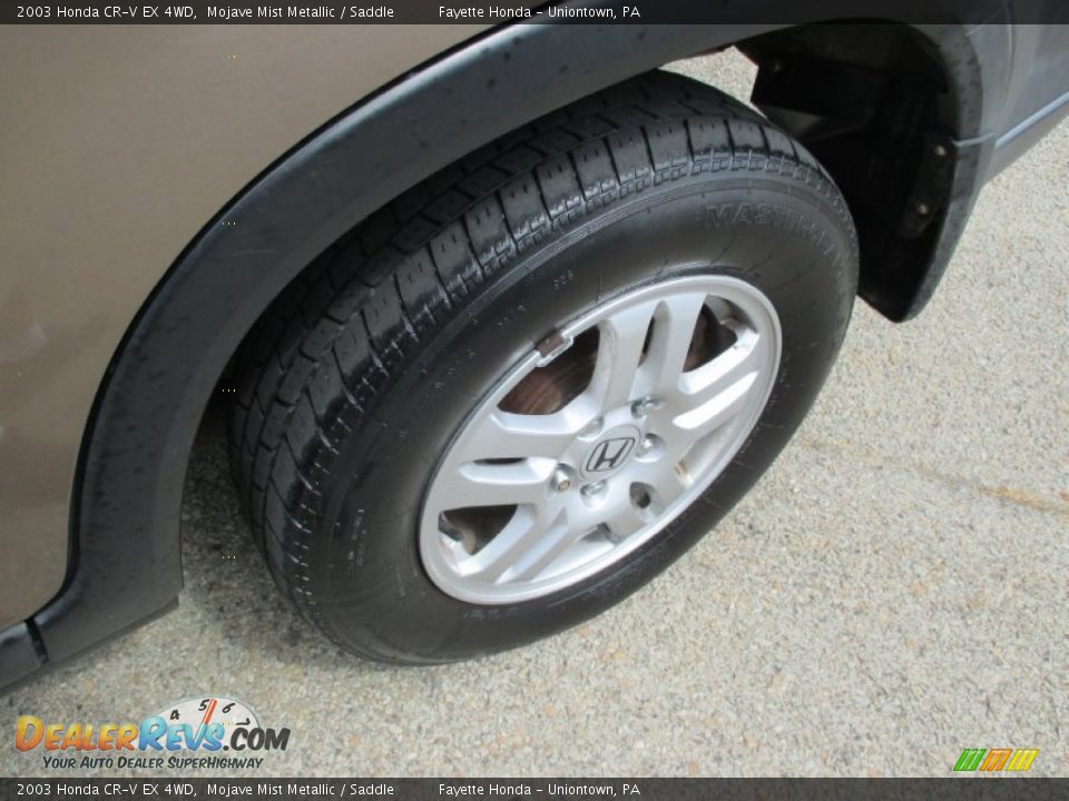 2003 Honda CR-V EX 4WD Mojave Mist Metallic / Saddle Photo #16