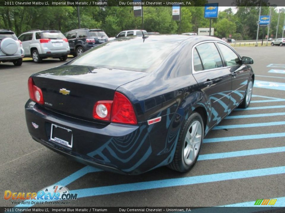 2011 Chevrolet Malibu LS Imperial Blue Metallic / Titanium Photo #6