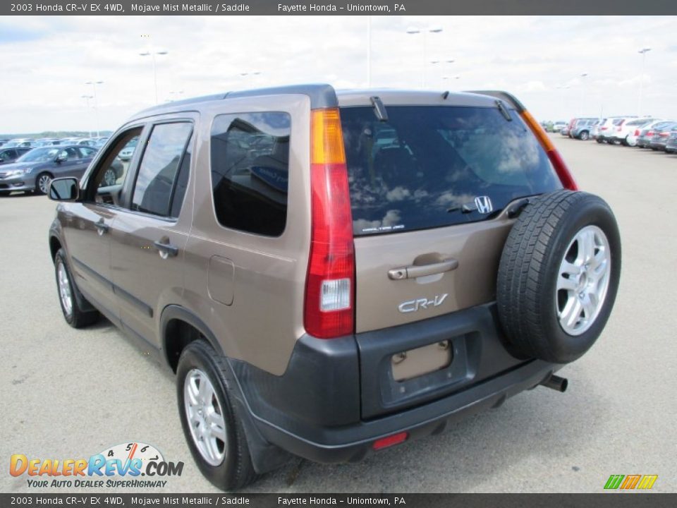 2003 Honda CR-V EX 4WD Mojave Mist Metallic / Saddle Photo #17