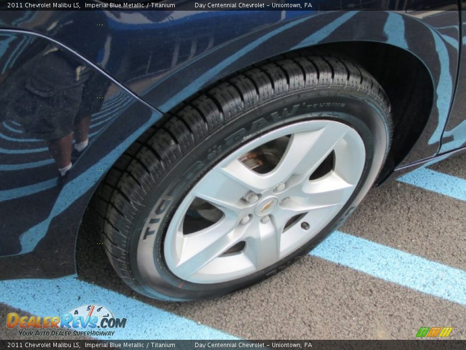 2011 Chevrolet Malibu LS Imperial Blue Metallic / Titanium Photo #7