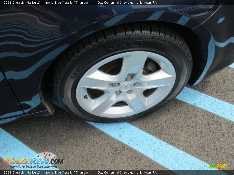 2011 Chevrolet Malibu LS Imperial Blue Metallic / Titanium Photo #9