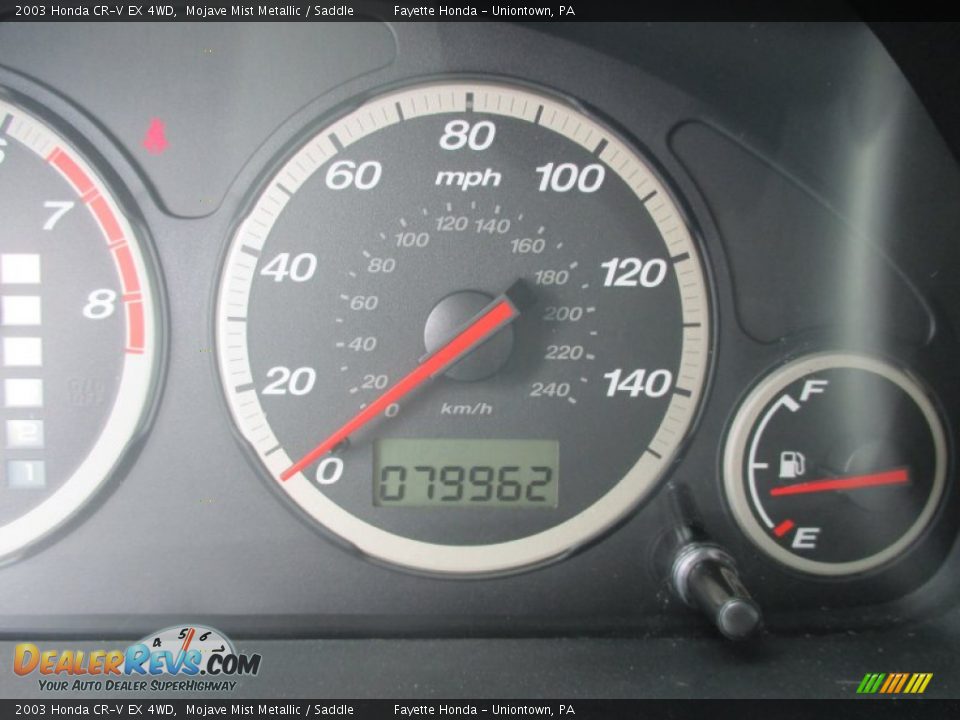 2003 Honda CR-V EX 4WD Mojave Mist Metallic / Saddle Photo #20