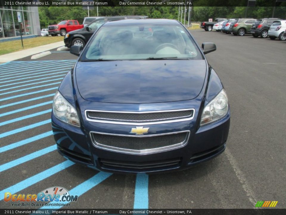 2011 Chevrolet Malibu LS Imperial Blue Metallic / Titanium Photo #11