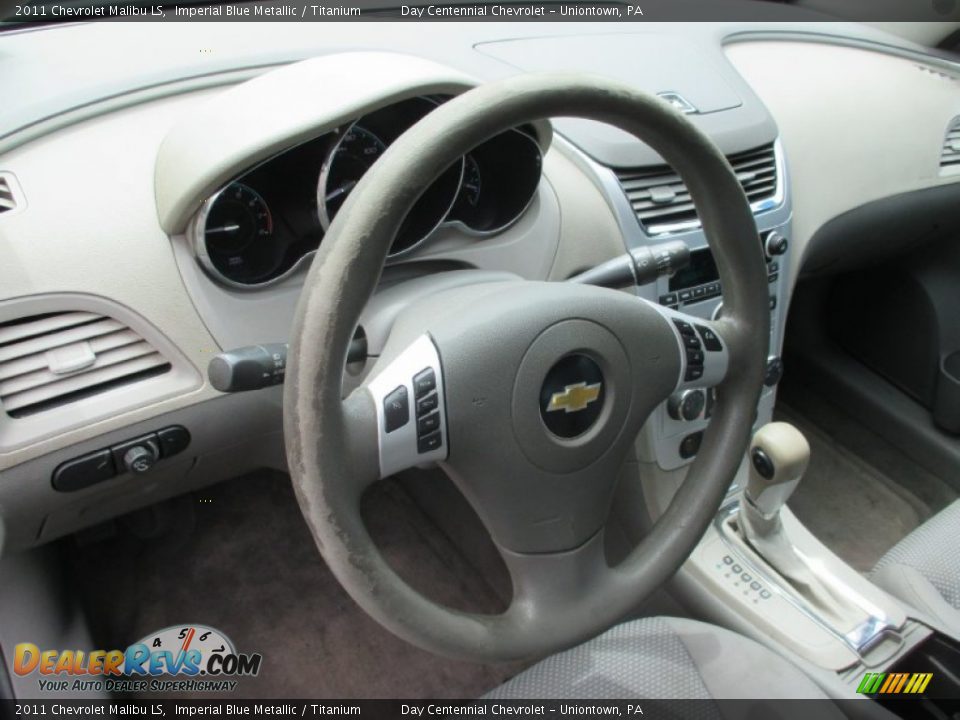 2011 Chevrolet Malibu LS Imperial Blue Metallic / Titanium Photo #26