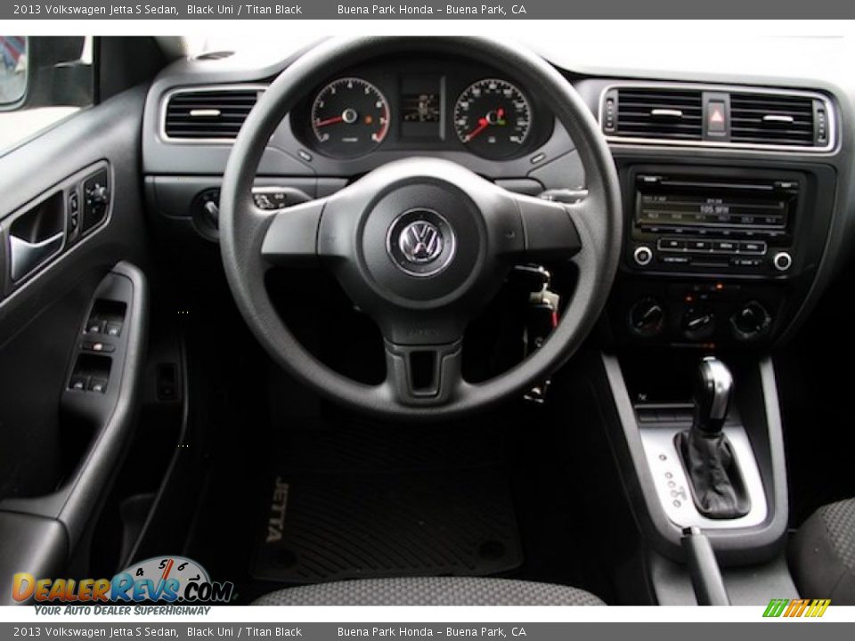 2013 Volkswagen Jetta S Sedan Black Uni / Titan Black Photo #5