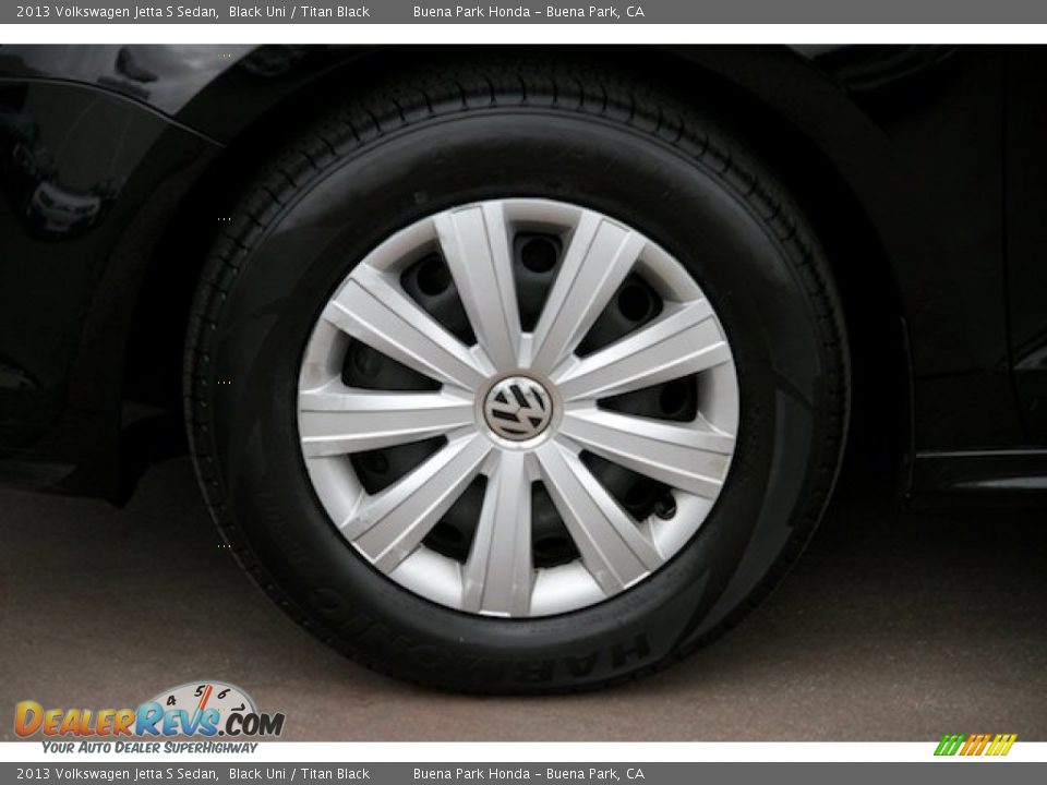 2013 Volkswagen Jetta S Sedan Black Uni / Titan Black Photo #26