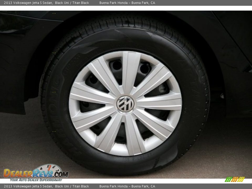 2013 Volkswagen Jetta S Sedan Black Uni / Titan Black Photo #28
