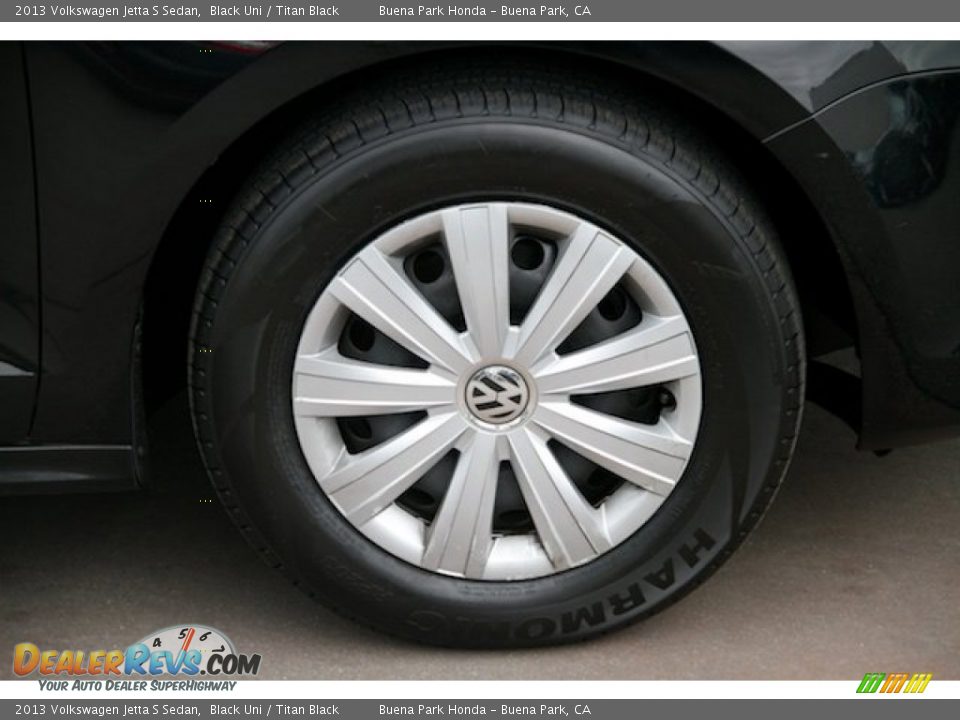 2013 Volkswagen Jetta S Sedan Black Uni / Titan Black Photo #29