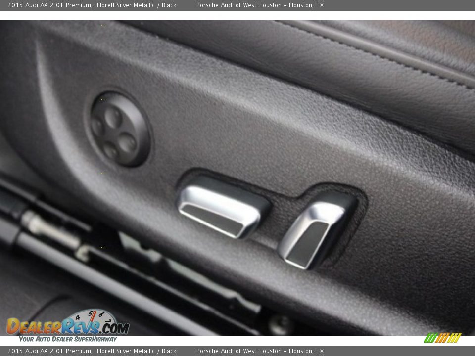 2015 Audi A4 2.0T Premium Florett Silver Metallic / Black Photo #15