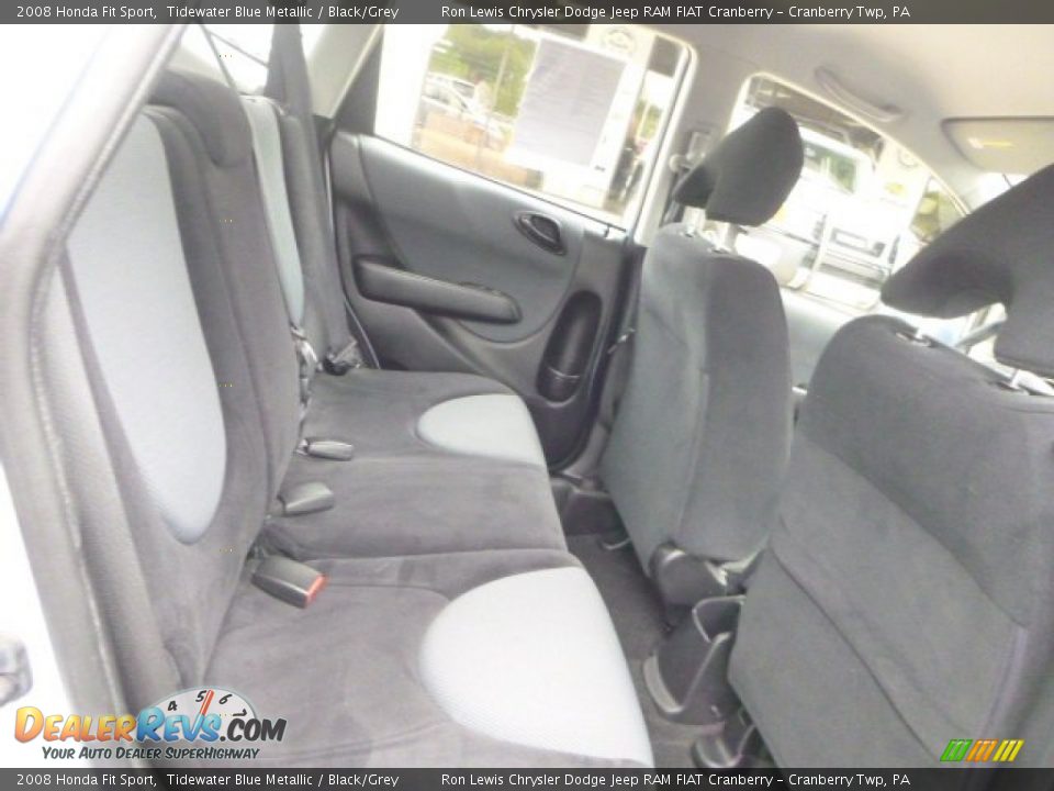 2008 Honda Fit Sport Tidewater Blue Metallic / Black/Grey Photo #12