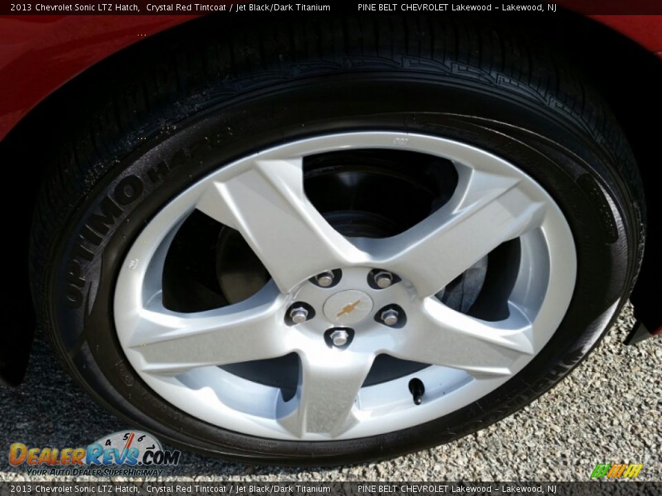 2013 Chevrolet Sonic LTZ Hatch Crystal Red Tintcoat / Jet Black/Dark Titanium Photo #4