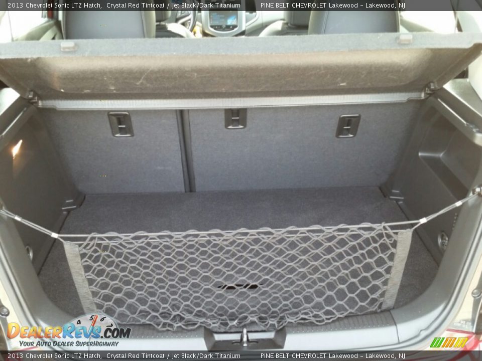 2013 Chevrolet Sonic LTZ Hatch Crystal Red Tintcoat / Jet Black/Dark Titanium Photo #9