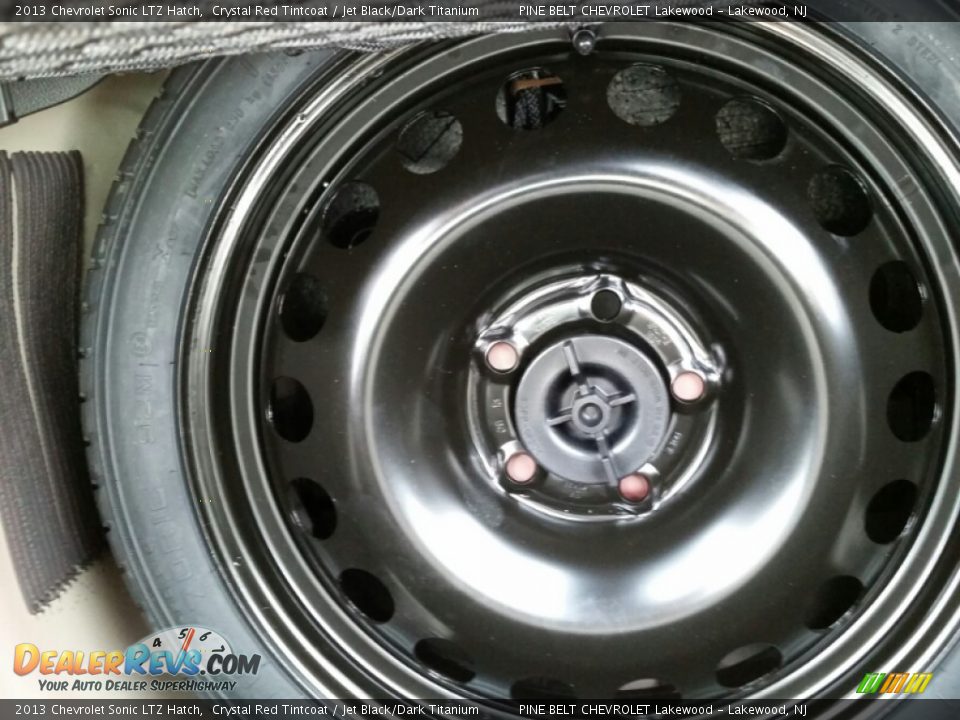 2013 Chevrolet Sonic LTZ Hatch Crystal Red Tintcoat / Jet Black/Dark Titanium Photo #10