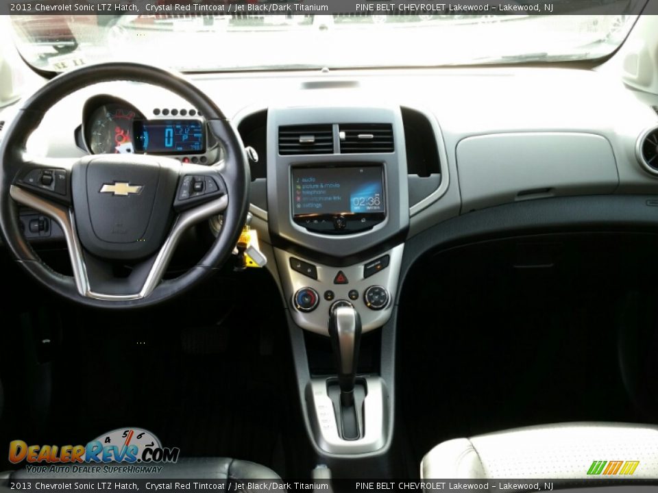 2013 Chevrolet Sonic LTZ Hatch Crystal Red Tintcoat / Jet Black/Dark Titanium Photo #15