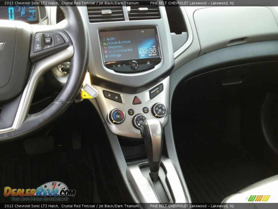 2013 Chevrolet Sonic LTZ Hatch Crystal Red Tintcoat / Jet Black/Dark Titanium Photo #17