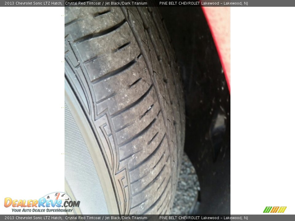 2013 Chevrolet Sonic LTZ Hatch Crystal Red Tintcoat / Jet Black/Dark Titanium Photo #22