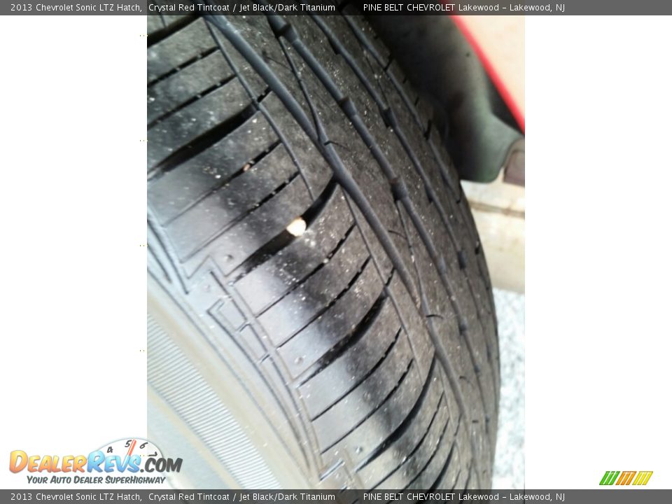 2013 Chevrolet Sonic LTZ Hatch Crystal Red Tintcoat / Jet Black/Dark Titanium Photo #23