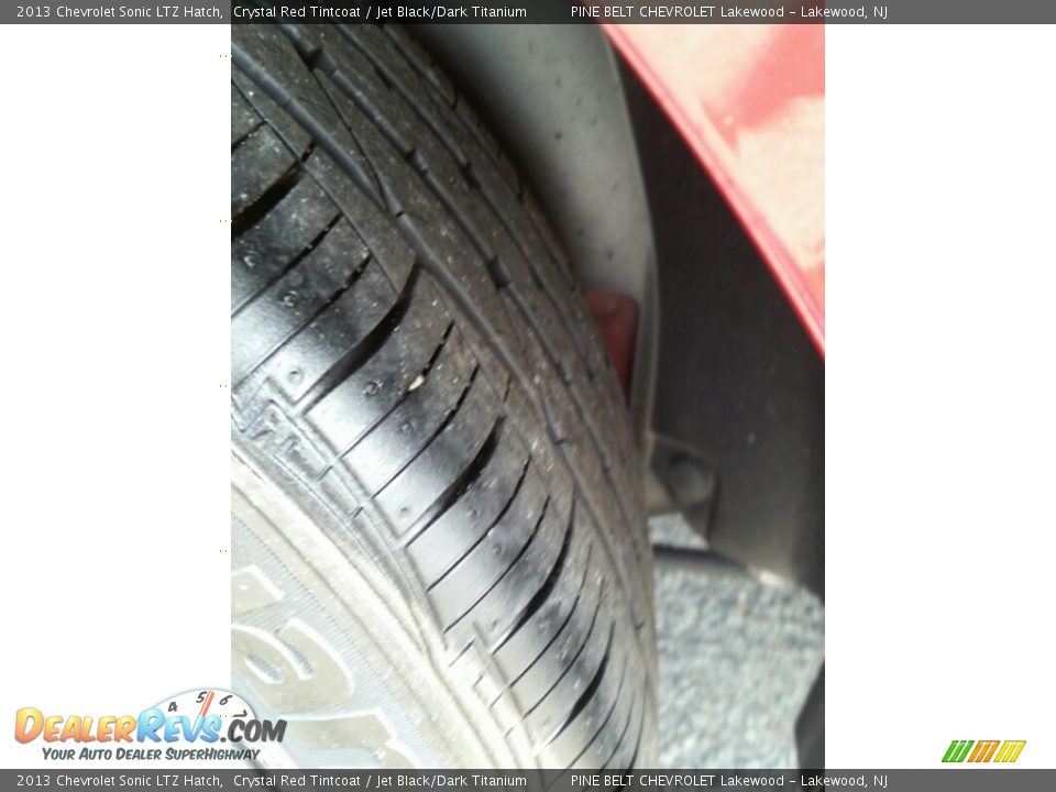 2013 Chevrolet Sonic LTZ Hatch Crystal Red Tintcoat / Jet Black/Dark Titanium Photo #24