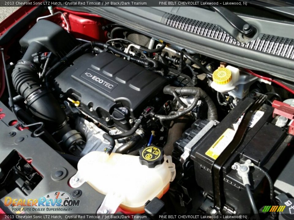 2013 Chevrolet Sonic LTZ Hatch Crystal Red Tintcoat / Jet Black/Dark Titanium Photo #26