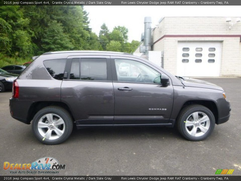 2016 Jeep Compass Sport 4x4 Granite Crystal Metallic / Dark Slate Gray Photo #7