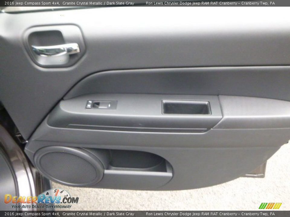 2016 Jeep Compass Sport 4x4 Granite Crystal Metallic / Dark Slate Gray Photo #11