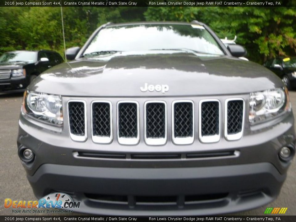 2016 Jeep Compass Sport 4x4 Granite Crystal Metallic / Dark Slate Gray Photo #14