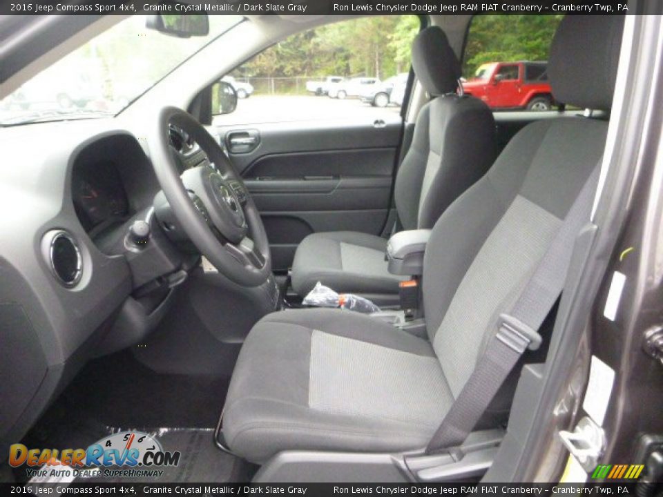 2016 Jeep Compass Sport 4x4 Granite Crystal Metallic / Dark Slate Gray Photo #15