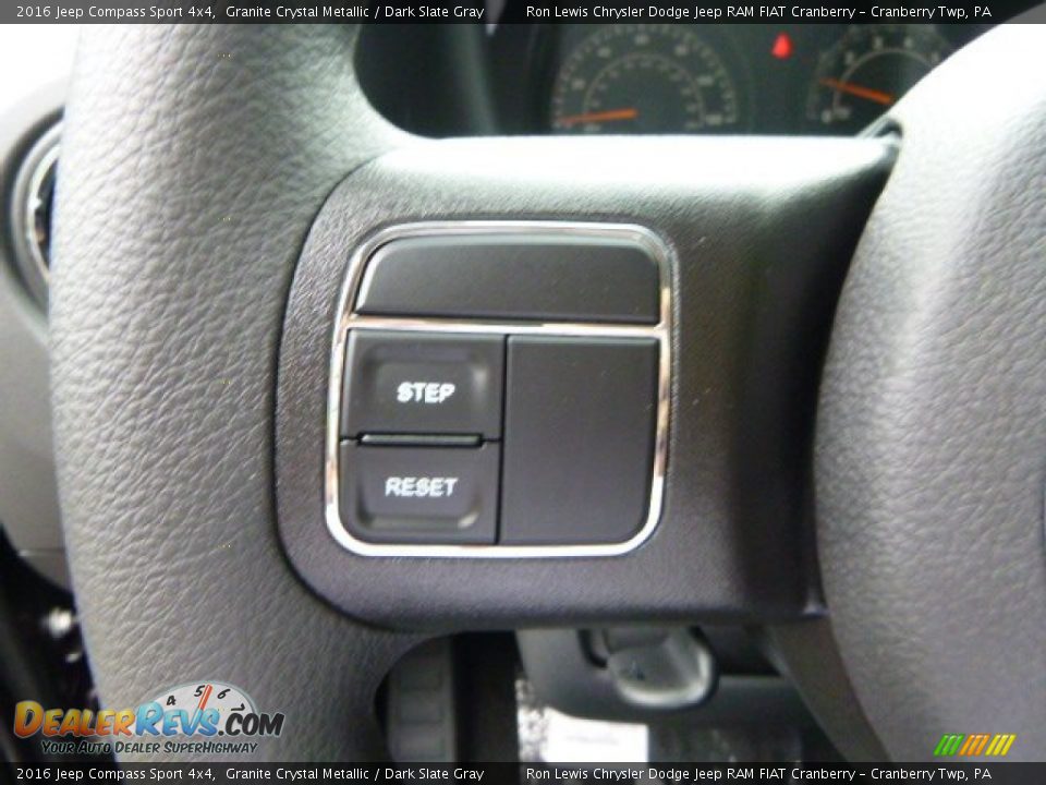 2016 Jeep Compass Sport 4x4 Granite Crystal Metallic / Dark Slate Gray Photo #17
