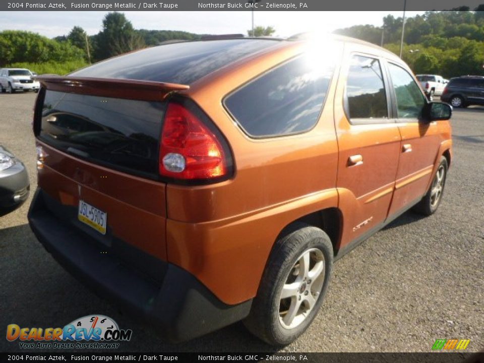 2004 Pontiac Aztek Fusion Orange Metallic / Dark Taupe Photo #4