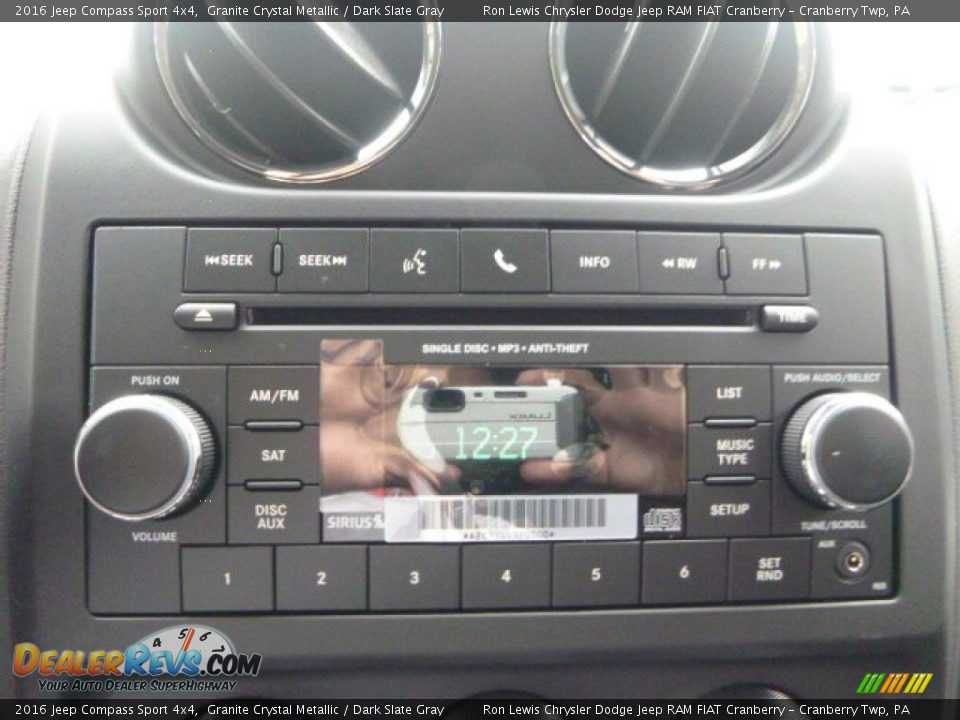 2016 Jeep Compass Sport 4x4 Granite Crystal Metallic / Dark Slate Gray Photo #19