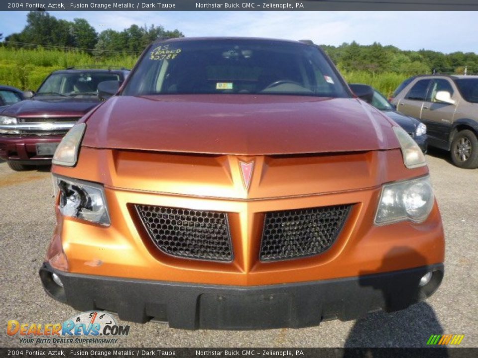 2004 Pontiac Aztek Fusion Orange Metallic / Dark Taupe Photo #8