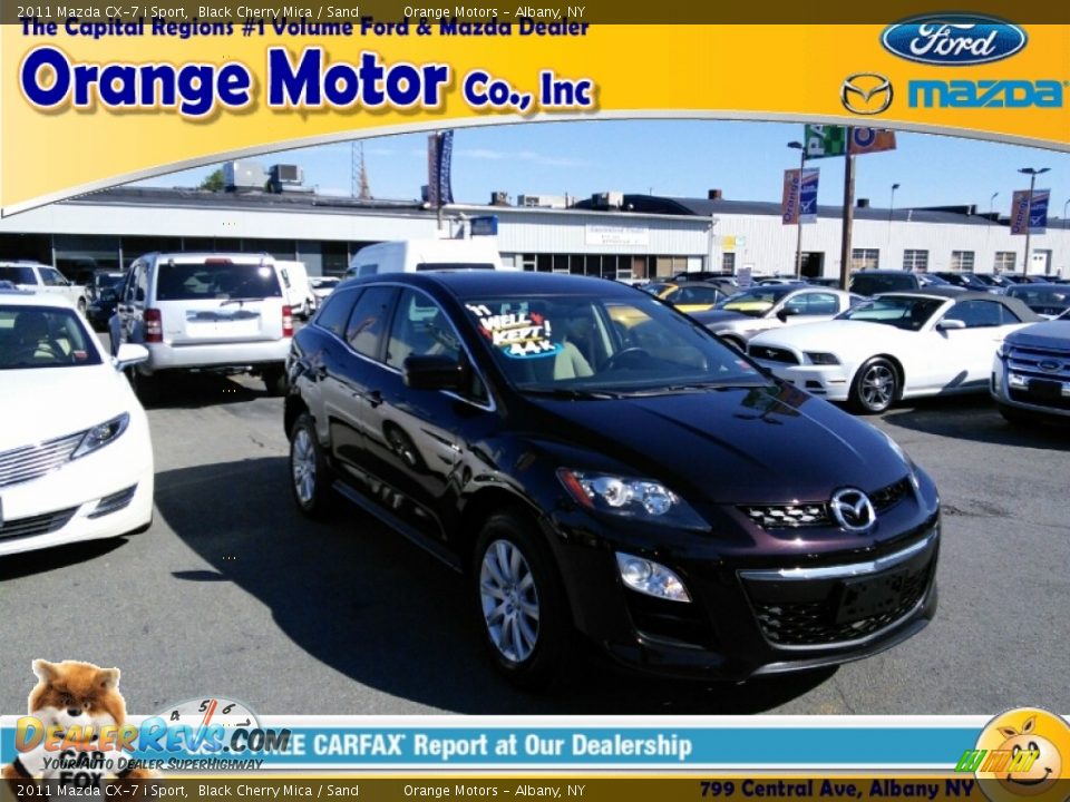 2011 Mazda CX-7 i Sport Black Cherry Mica / Sand Photo #1