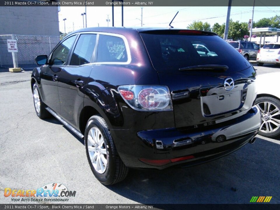 2011 Mazda CX-7 i Sport Black Cherry Mica / Sand Photo #4