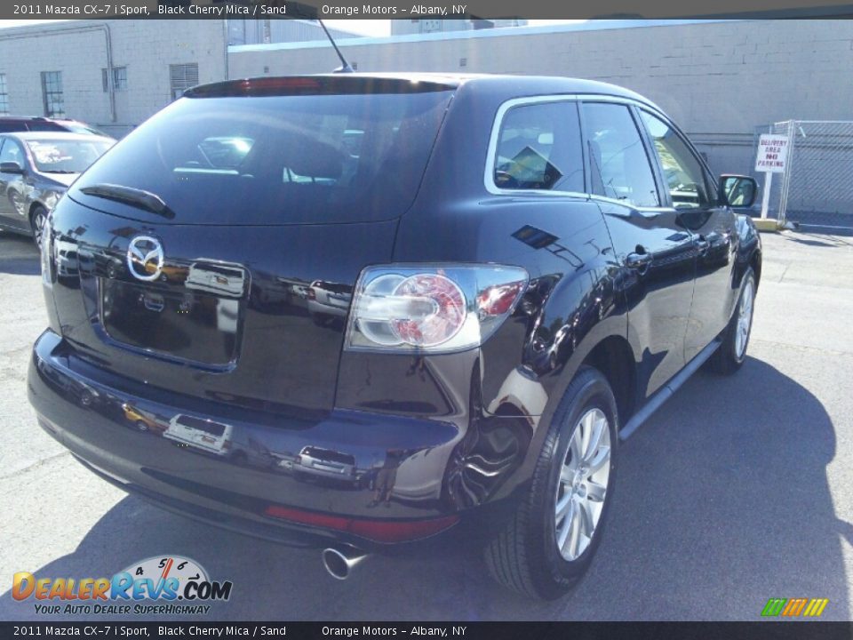 2011 Mazda CX-7 i Sport Black Cherry Mica / Sand Photo #5