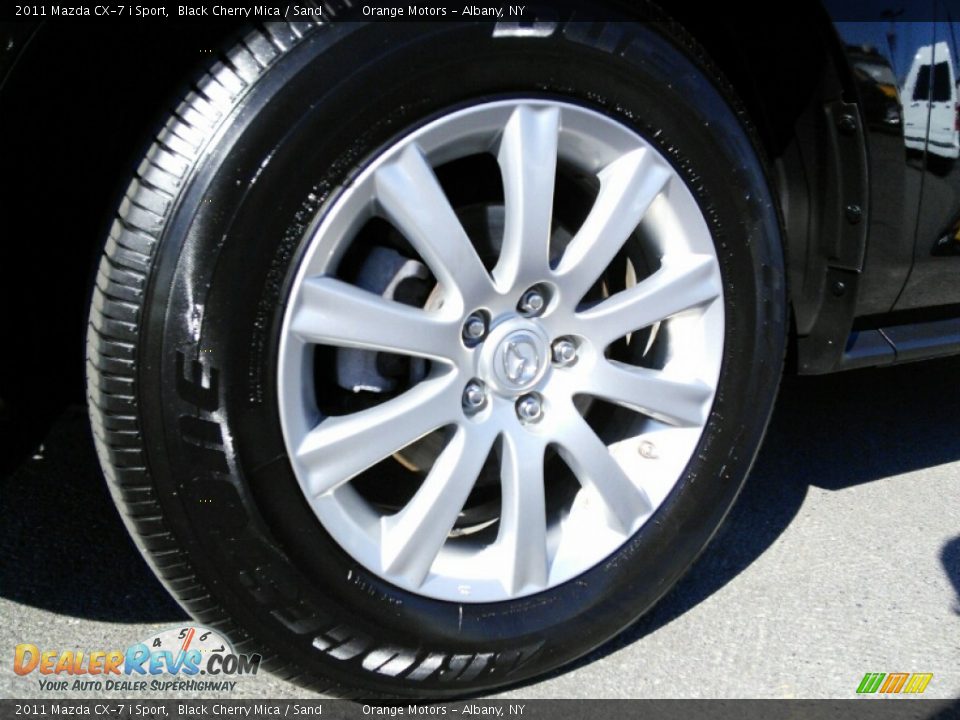 2011 Mazda CX-7 i Sport Black Cherry Mica / Sand Photo #6