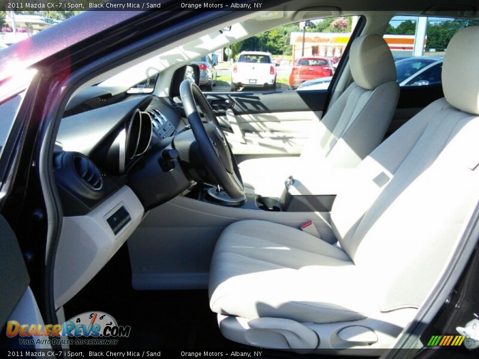 2011 Mazda CX-7 i Sport Black Cherry Mica / Sand Photo #7
