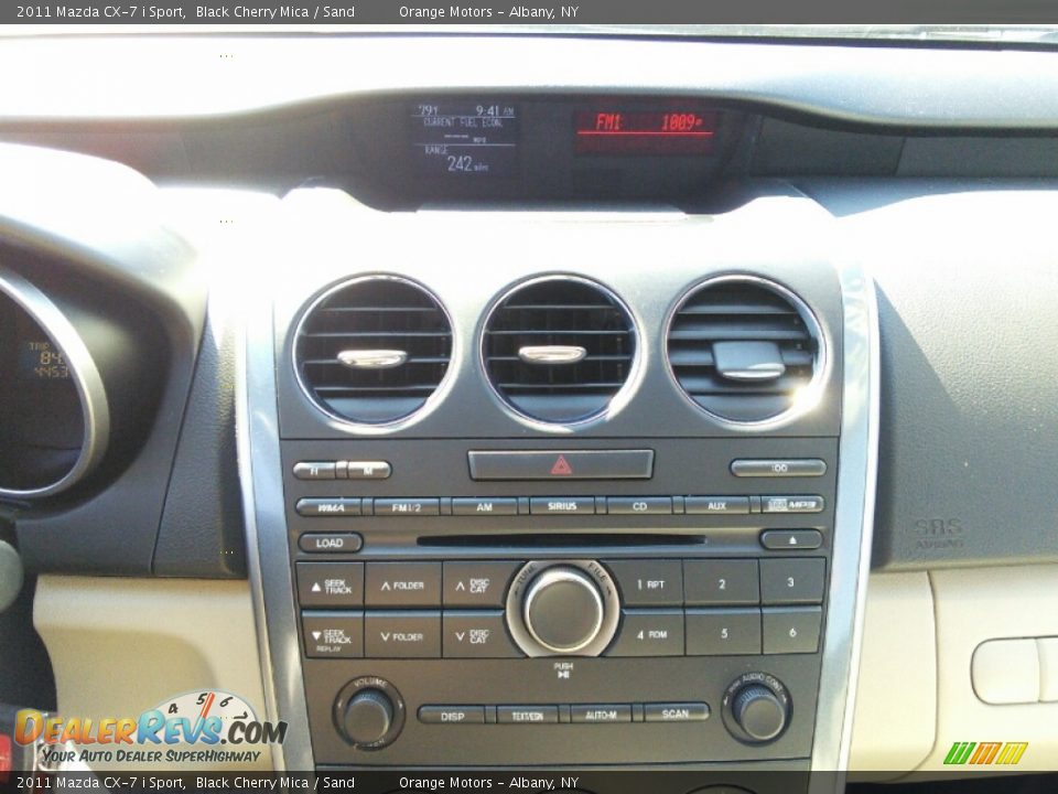 2011 Mazda CX-7 i Sport Black Cherry Mica / Sand Photo #12