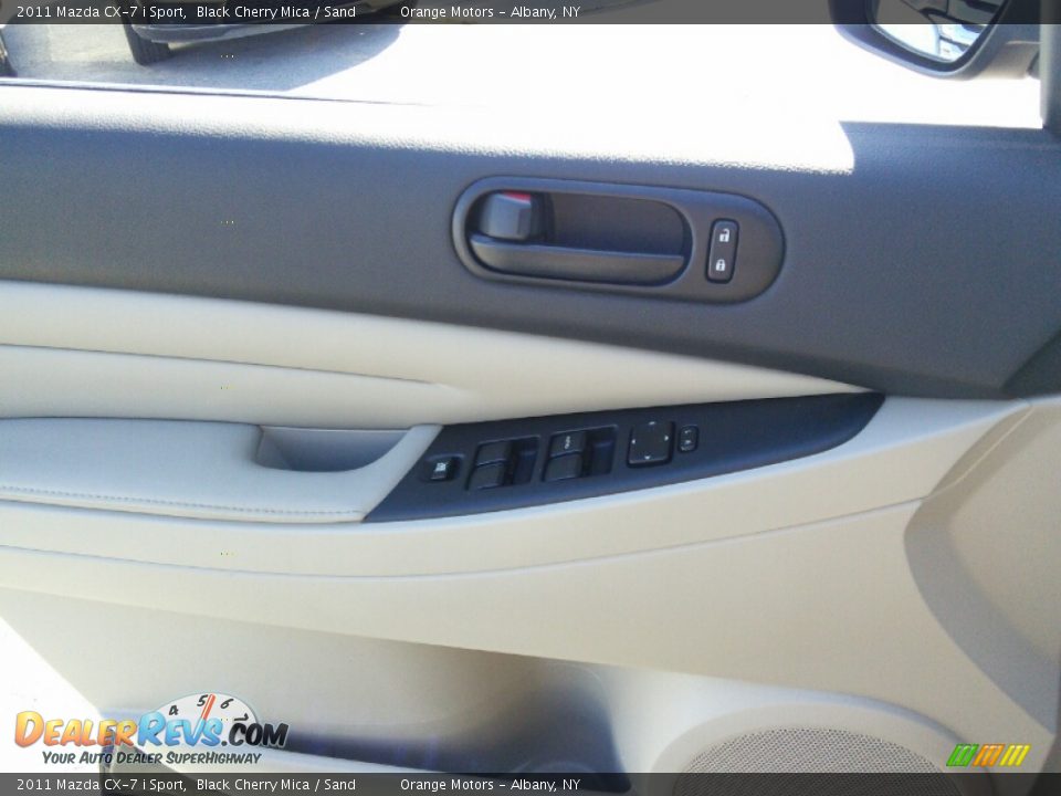 2011 Mazda CX-7 i Sport Black Cherry Mica / Sand Photo #14