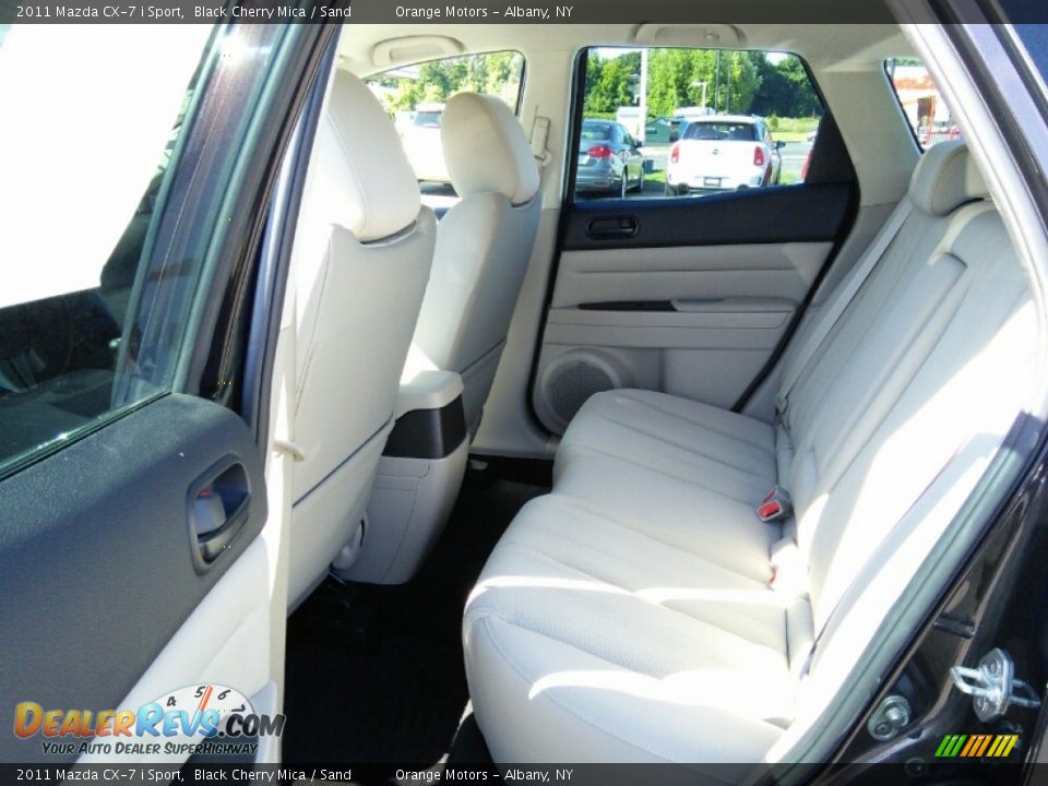 2011 Mazda CX-7 i Sport Black Cherry Mica / Sand Photo #15