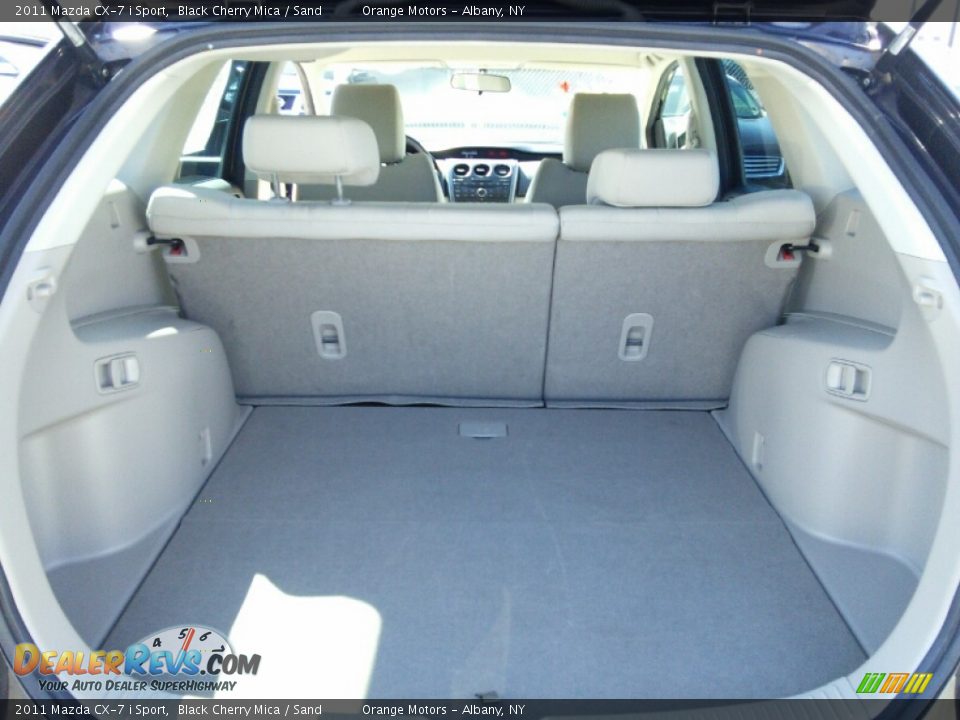 2011 Mazda CX-7 i Sport Black Cherry Mica / Sand Photo #16