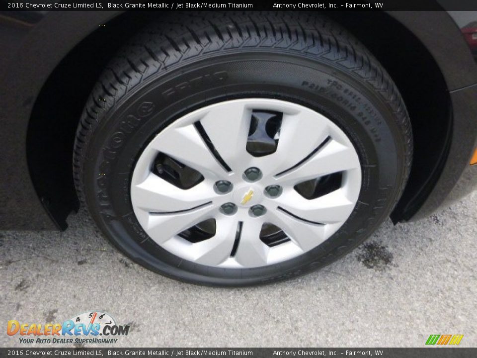 2016 Chevrolet Cruze Limited LS Black Granite Metallic / Jet Black/Medium Titanium Photo #3