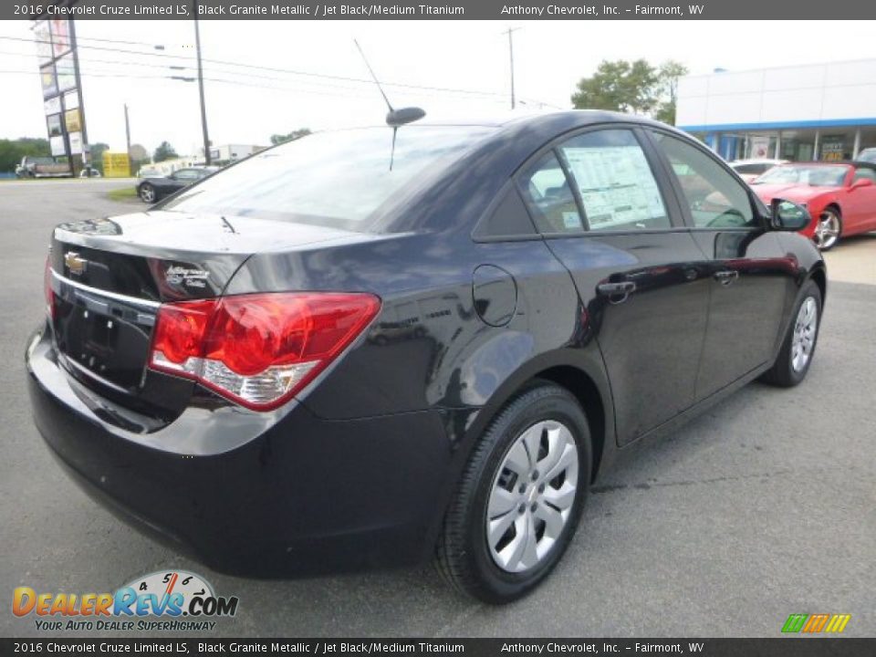 2016 Chevrolet Cruze Limited LS Black Granite Metallic / Jet Black/Medium Titanium Photo #6