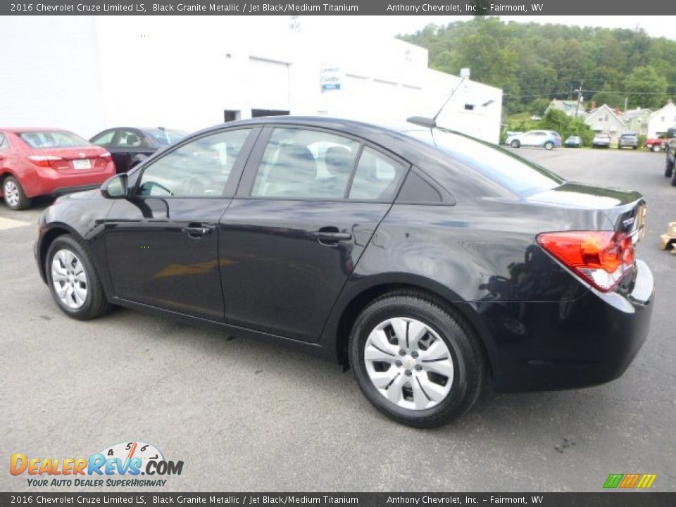 2016 Chevrolet Cruze Limited LS Black Granite Metallic / Jet Black/Medium Titanium Photo #8