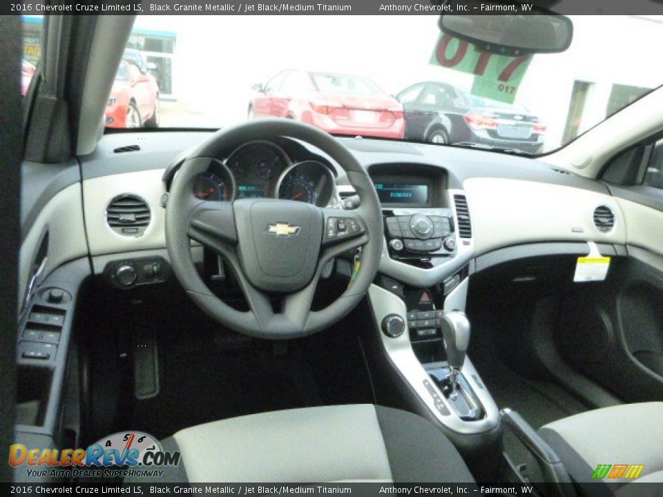 2016 Chevrolet Cruze Limited LS Black Granite Metallic / Jet Black/Medium Titanium Photo #9