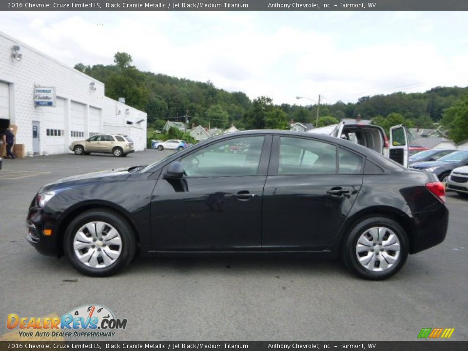 2016 Chevrolet Cruze Limited LS Black Granite Metallic / Jet Black/Medium Titanium Photo #11