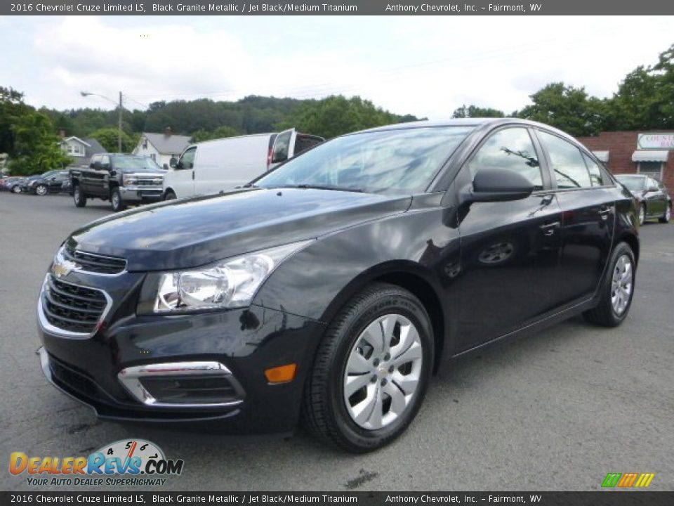 2016 Chevrolet Cruze Limited LS Black Granite Metallic / Jet Black/Medium Titanium Photo #12