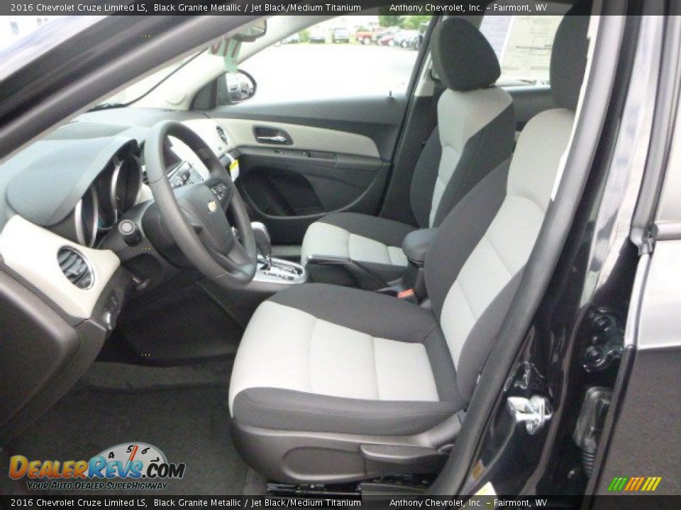2016 Chevrolet Cruze Limited LS Black Granite Metallic / Jet Black/Medium Titanium Photo #14