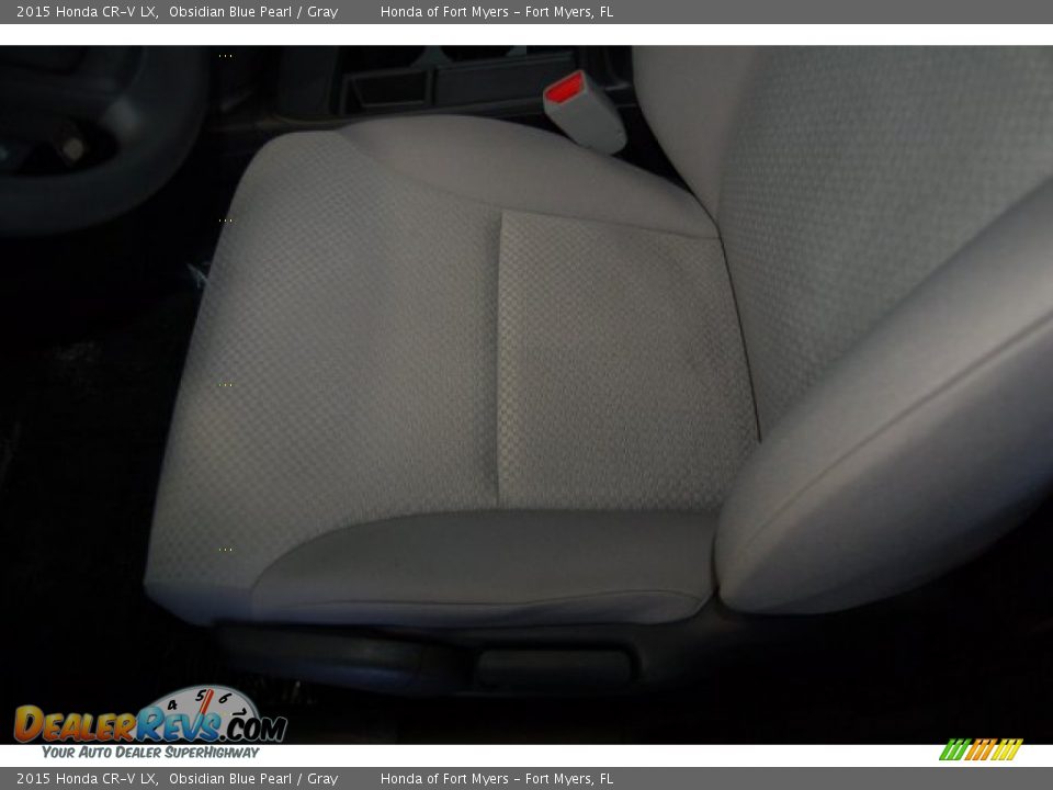 2015 Honda CR-V LX Obsidian Blue Pearl / Gray Photo #11